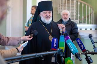 В Александро-Невской церкви Александро-Невской Лавры совершена первая в новейшее время литургия 